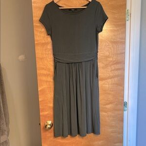 Quince Blue Midi Dress